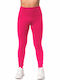 Women's Long Training Legging High Waisted Fuchsia