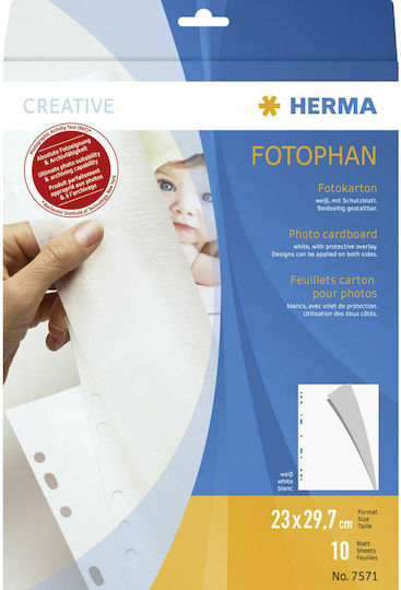 Herma Plastikeinlage für für Fotos mit Löchern