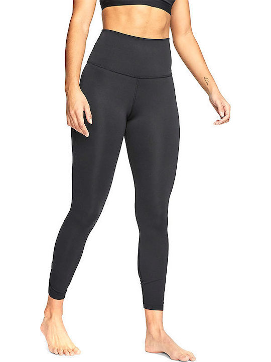 Nike Dri-Fit 7/8 Yoga Γυναικείο Cropped Κολάν Ψηλόμεσο Μαύρο