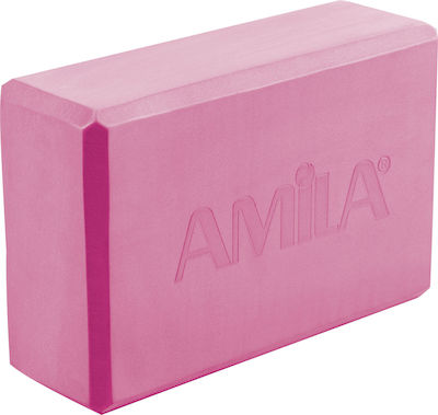 Amila Yoga Τουβλάκι Ροζ 23x15x7.6cm
