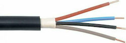 Eurolamp Захранващ Кабел с Диаметър 4x2.5mm² Черен 1m 150-13726 Eurolamp Захранващ Кабел с Диаметър 4x2.5mm² Черен 1m 150-13726