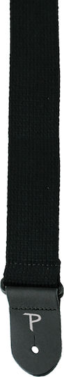 Perri's 2" Cotton Guitar Strap Gurt für Gitarre Schwarz