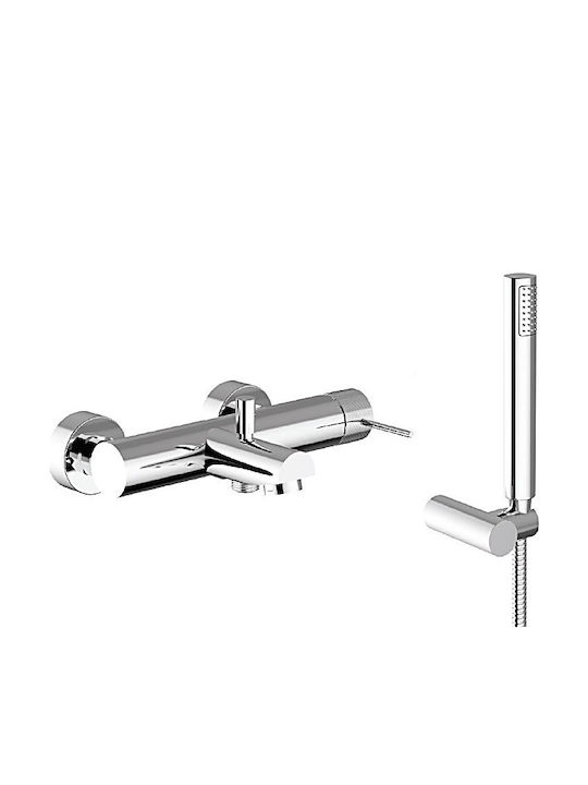 Teorema Lab Mixing Shower Shower Faucet Complete Set Silver