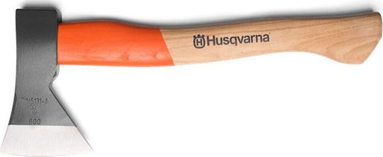 Husqvarna 597 62 77-01 Axe Shredding Length 36cm and Weight 600gr with Wooden Handle