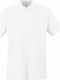 Fruit of the Loom Premium Ανδρικό Διαφημιστικό T-shirt Κοντομάνικο σε Λευκό Χρώμα