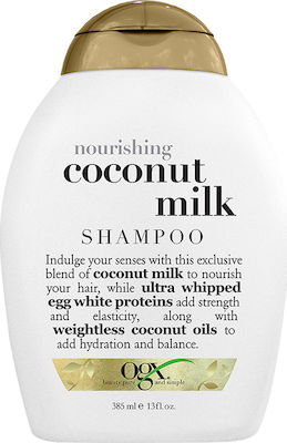 OGX Nourishing + Coconut Milk Shampoos Wiederaufbau/Ernährung für Alle Haartypen 1x385ml