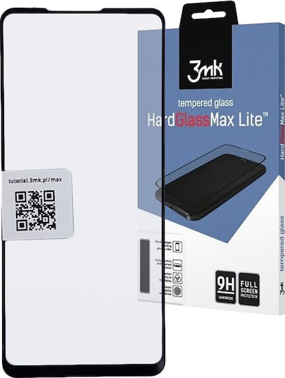 3MK HardGlass Max Lite Μαύρο Full Face Tempered Glass (Galaxy A21s)