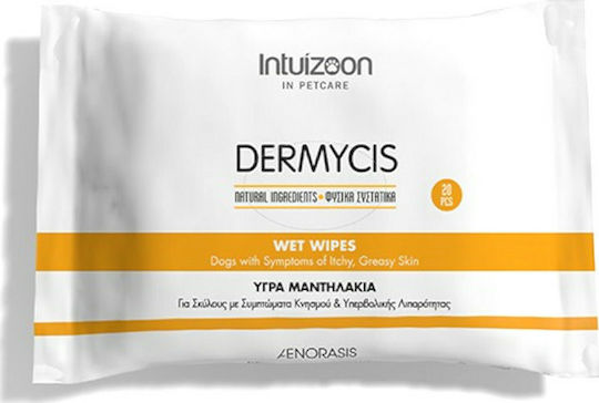 Intuizoon Dermysis 20 Μαντηλάκια Σκύλου για Καθαρισμό Σώματος