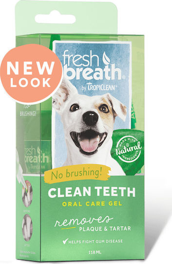 Tropiclean Fresh Breath Gel για Σκύλους κατά της Πέτρας & Πλάκας 118ml