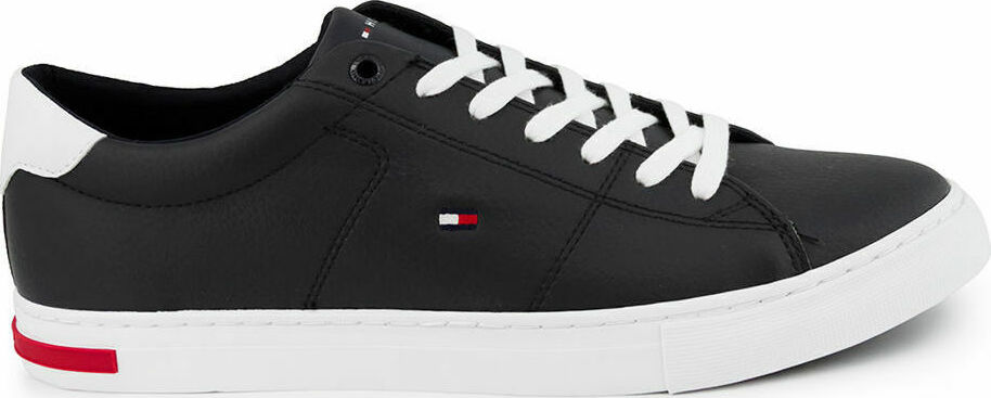 tommy hilfiger essential leather detail vulc