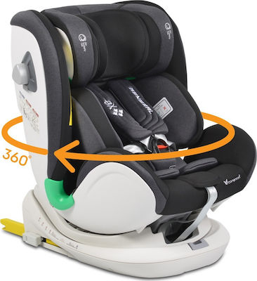 Cangaroo Καθισματάκι Αυτοκινήτου 0-1-2-3 i-Size 0-36 kg με Isofix General Black