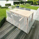 Home & Camp Waterproof Dining Table Cover White 230x160x85cm HCC0492