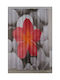 Chios Hellas KO032 Fabric Shower Curtain 180x180cm Red 4