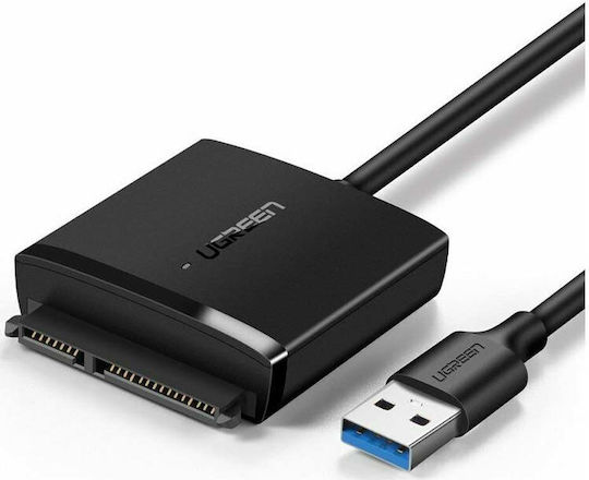 Ugreen 60561 USB 3.0 to SATA Hard Drive Adapter Μαύρο