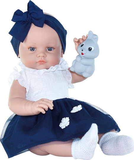 Magic Baby Baby Doll Alicia with Blue Bow for 3+ Years 47 cm.