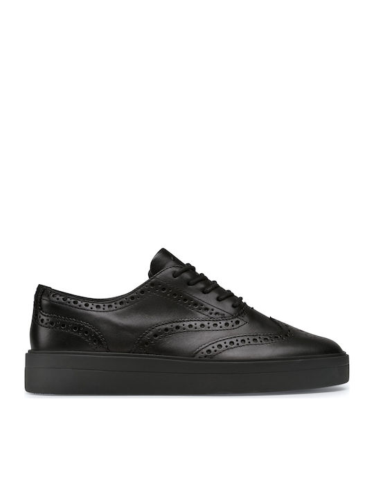 Clarks Hero Brogue Oxford-uri Pentru Femei Din Piele În Culoare Neagră