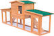 vidaXL 170163 Wooden Cage for Rabbits 190x46x85cm