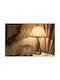 Maytoni Grace Metall Tischlampe mit Beige Schirm und Gold Basis