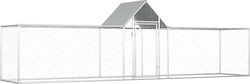 vidaXL Geflügelstall aus Verzinktem Stahl M5 x P1 x Y1.5m