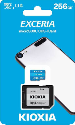 Kioxia EXCERIA microSDXC 256GB Class 10 U1 UHS-I με αντάπτορα