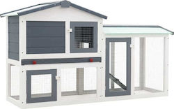 vidaXL 170840 Ξύλινο Κλουβί για Κουνέλια 145x45...