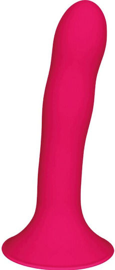 Adrien Lastic Hitsens Dual Density S04 Dildo Glass Dildo With Suction Cup Pink 17.8cm