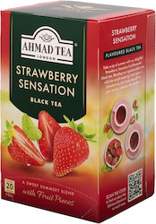 Ahmad Tea Μαύρο Τσάι Strawberry Sensation 20 Φακελάκια Ahmad Tea Μαύρο Τσάι Strawberry Sensation 20 Φακελάκια