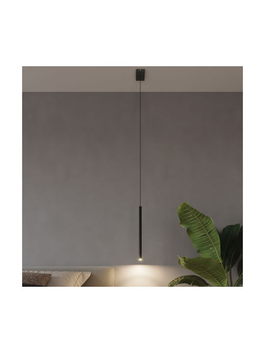Sollux Pastelo 1 Κρεμαστό Φωτιστικό Μαύρο με Ντουί G9 8x8x100εκ.
