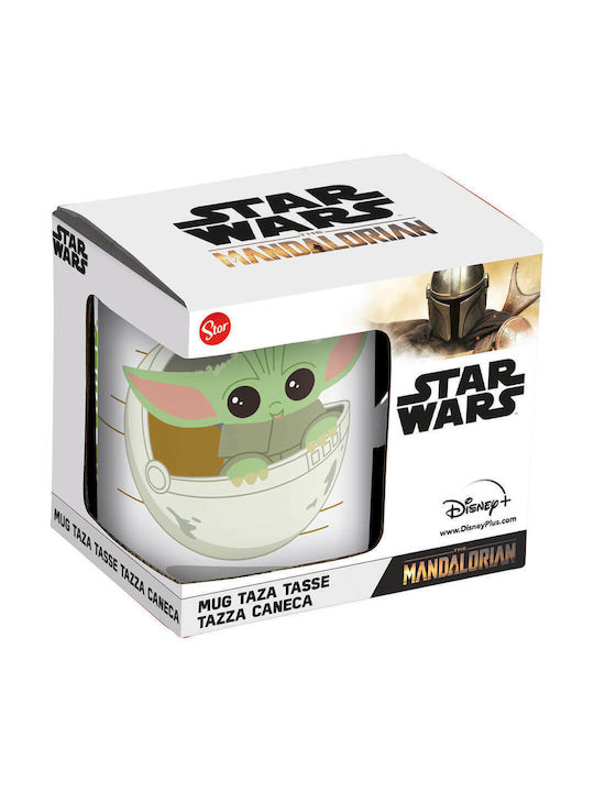 Stor Star Wars: The Mandalorian - The Child Happy Κούπα Κεραμική Λευκή 325ml