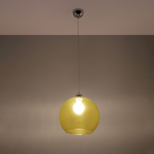 Sollux Ball Κρεμαστό Φωτιστικό Κίτρινο 33x33x33εκ.
