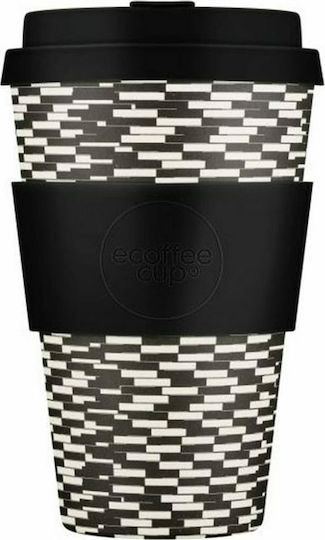 Ecoffee Cup Max Planck Mug Bamboo with Lid Black 400ml