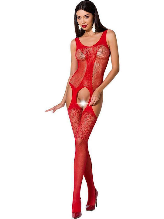 Passion BS072 Mesh Bodystocking with Open Crotc...