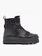 Ugg Australia Sid Leder Damen Knöchelstiefel Schwarz