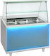Bambas Frost CMF 180 Glass Heated Display Cabinet 5xGN 1550W W110xD90xH130cm