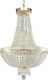 Maytoni Valena Chandelier with Crystals Gold DIA750-TT40-WG