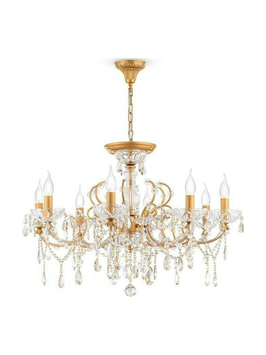 Maytoni Sevilla Chandelier Candlestick 8xE14 Gold DIA004-08-G