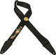 Levys MPDS2 2" Polyester Guitar Strap für Gitarre Schwarz