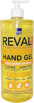 Intermed Reval Plus Professional Antiseptic Hand Gel with Pump 1000ml Lemon