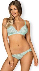 Obsessive Delicanta Bra & Panties Mint Green