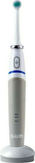 GUM Powercare Sensitive Professional Expertise 4200 & Capete de schimb Periuță de dinți electrică cu Temporizator și Senzor de Presiune Gri