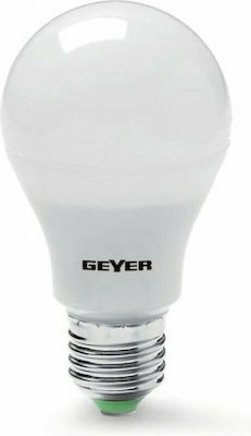 Geyer LED Lampen für Fassung E27 und Form A60 Kühles Weiß 806lm 1Stück