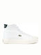 Lacoste Gripshot Mid 0120 1 CFA Hi Top Γυναικεία Μποτάκια Λευκά