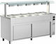 Inomak Beheizte Ausstellungsvitrine Ben Mari mit 4 Plätzen für Gastronomen und Leistung 2520W B141 x T70 x H131.5 cm