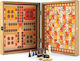 Manopoulos Rainbow Colors 4 in 1 Combo Backgamm...