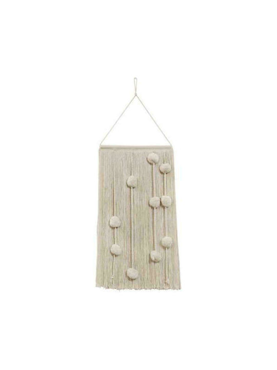 Lorena Canals Hanging Wall Decor Ecru Fabric 35x60cm