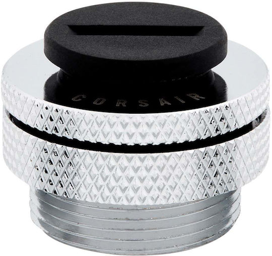 Corsair Hydro X Series XF Fill Port Fittings Ασημί