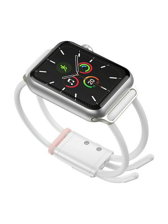 Baseus Let's Go Rope Curea Albă (Apple Watch 38/40/41/42mm)