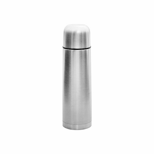 Sticlă Termos Oțel inoxidabil Fără BPA 500ml Argintiu cu Cap-Cup