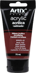 Artix Acrylic Acrylic Paint Set in Braun color Reifes Sienna 75ml 1Stück PP631-21