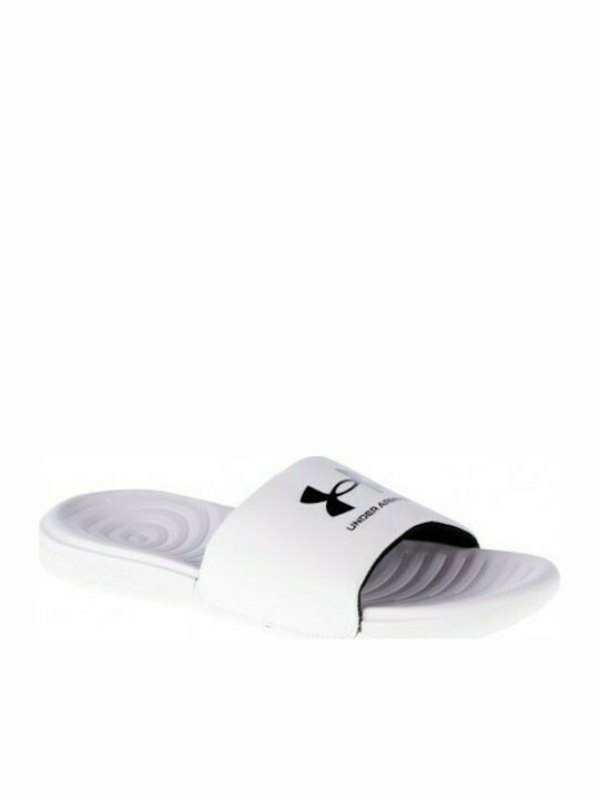 Under Armour Ansa Fix Slides σε Λευκό Χρώμα